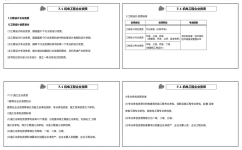 视频73集7.1机电工程企业资质、7.2施工项目管理机构（可打印版）_2026年一级建造师_2026年一建机电_2025年一建机电SVIP_02-基础精讲✿高端面授✿深度强化_讲义