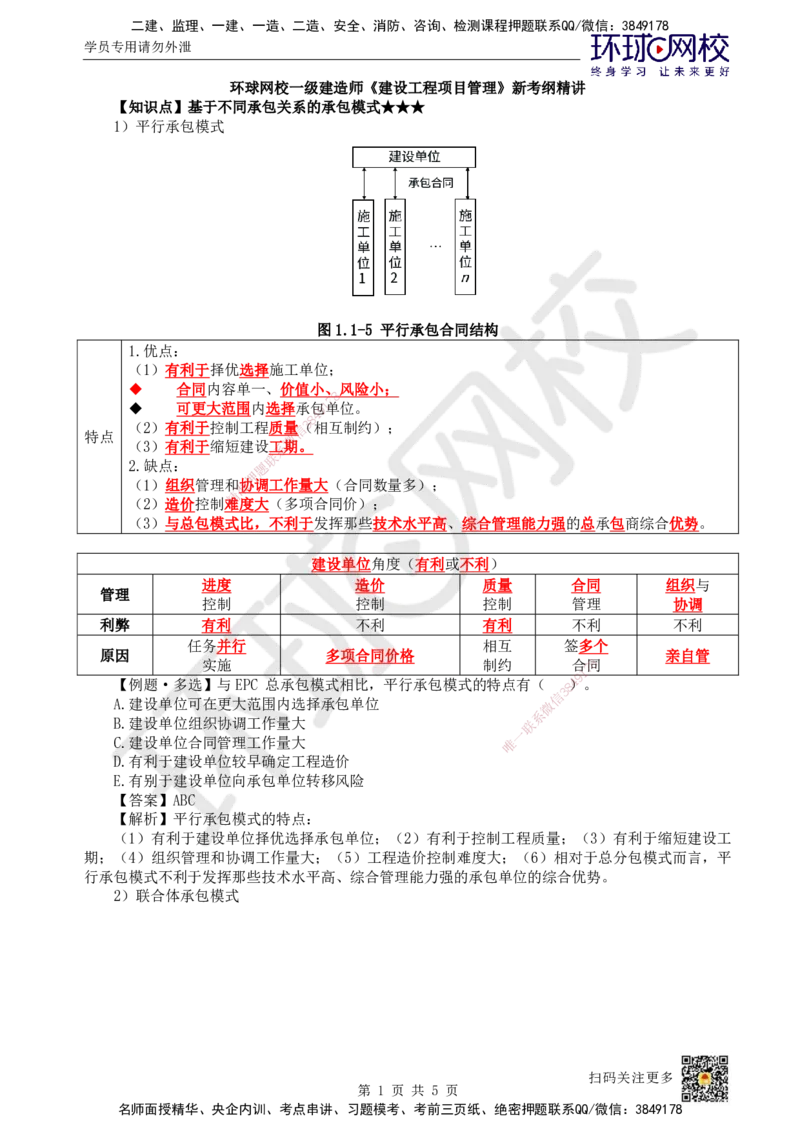 04.第4讲-11工程项目投资管理与实施4_2026年一级建造师_2026年一建管理_2025年一建管理SVIP_02-基础精讲✿高端面授✿深度强化_25-管理《考点精讲班》张君、郑春秋HQ_郑春秋_讲义