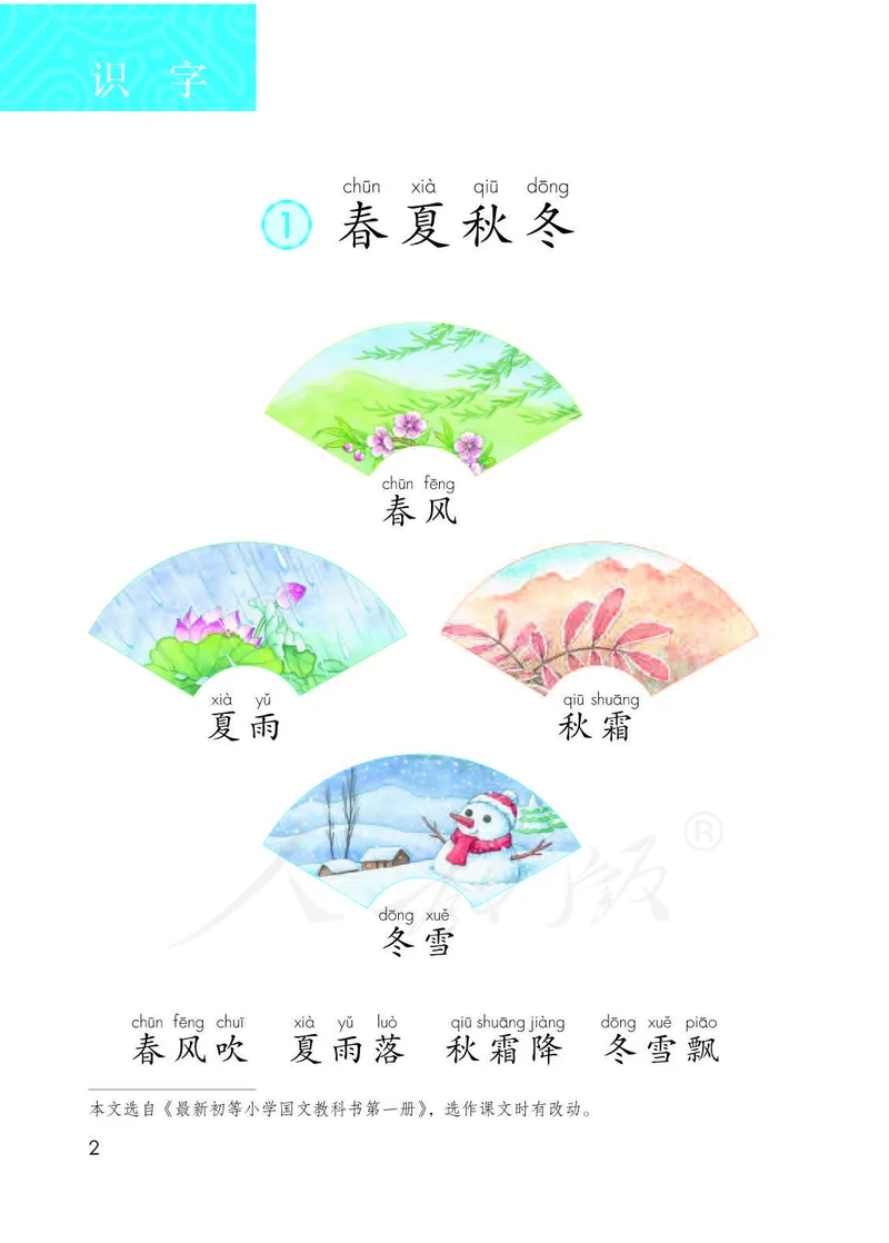 人教部编版语文一年级下册_一年级语文下册（统编版）_老课标资料_一下语文含教学视频_第一套_000-电子版课本