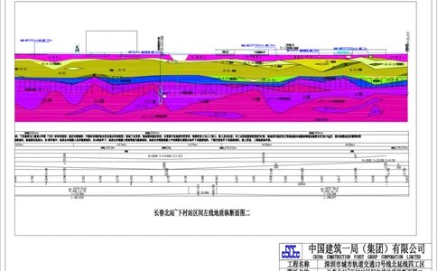 附件2：深圳地铁13北项目长下区间地质纵断面图_2021-2023年优秀施组方案_施工方案_13号线北延项目长春北路站~下村站区间泥水盾构始发、掘进及到达专项施工方案_01施工方案