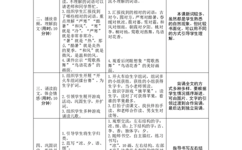 识字6《古对今》导学案_一年级语文下册（统编版）_老课标资料_教案反思+导学案_表格式_1版表格式导学案