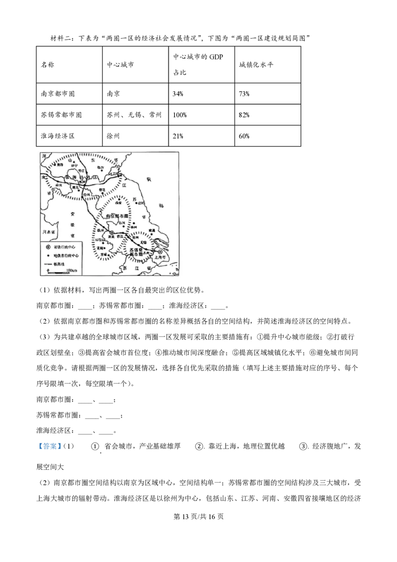 2025年高考地理试卷（江苏卷）（解析卷）_地理历年高考真题_新&middot;PDF版2008-2025&middot;高考地理真题_地理（按年份分类）2008-2025_2025&middot;地理高考真题