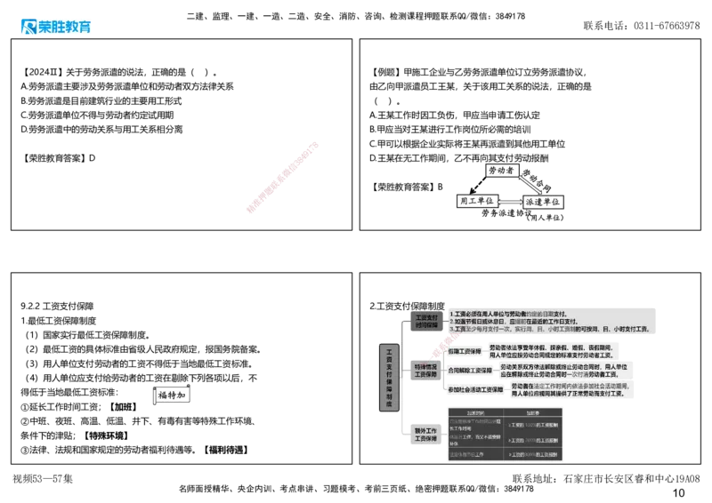 视频53&mdash;57集第9章建设工程劳动保障法律制度1（可打印版）_2026年一建法规_2025年一建法规SVIP_02-基础精讲✿高端面授✿深度强化_12-法规《教材精讲班》桂林RS_讲义