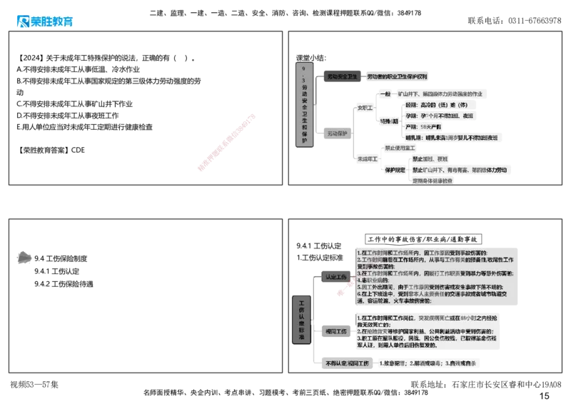 视频53&mdash;57集第9章建设工程劳动保障法律制度1（可打印版）_2026年一建法规_2025年一建法规SVIP_02-基础精讲✿高端面授✿深度强化_12-法规《教材精讲班》桂林RS_讲义