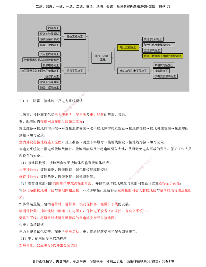 04.46-第7章-7.1-电力工程施工（四）_2026年一级建造师_2026年一建铁路_2025年一建铁路SVIP_02-基础精讲✿高端面授✿深度强化_11-铁路《天一精讲班》陈士甲KL_07.第七章