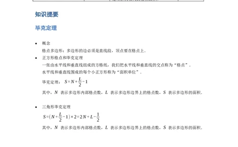 《几何》-直线型-毕克定理-0星题（含解析）全国通用版_小学数学母题大全一二三四五六年级上下册一题多解题母题解_《直线型几何》（含详解）