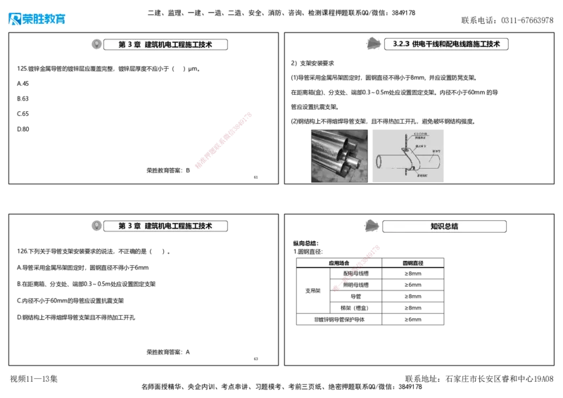 视频11&mdash;13集2025一建机电实务破题第116&mdash;139题（可打印版）_2026年一级建造师_2026年一建机电_2025年一建机电SVIP_03-习题精析✿实战特训✿模考通关_讲义_71