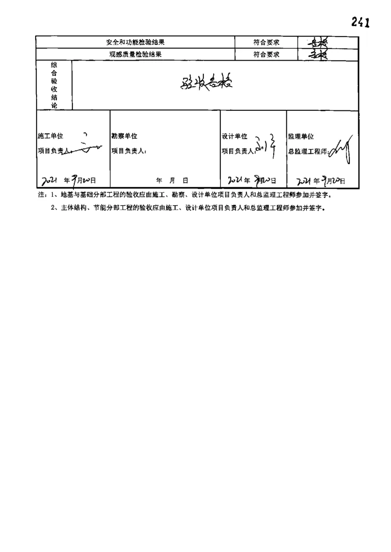 地下车库-分部子分部验收记录_2021-2023年优秀施组方案_施工组织设计_施组18-中国邮政储蓄银行合肥基地（三期）施工组织设计_3-单位工程、分部工程验收记录