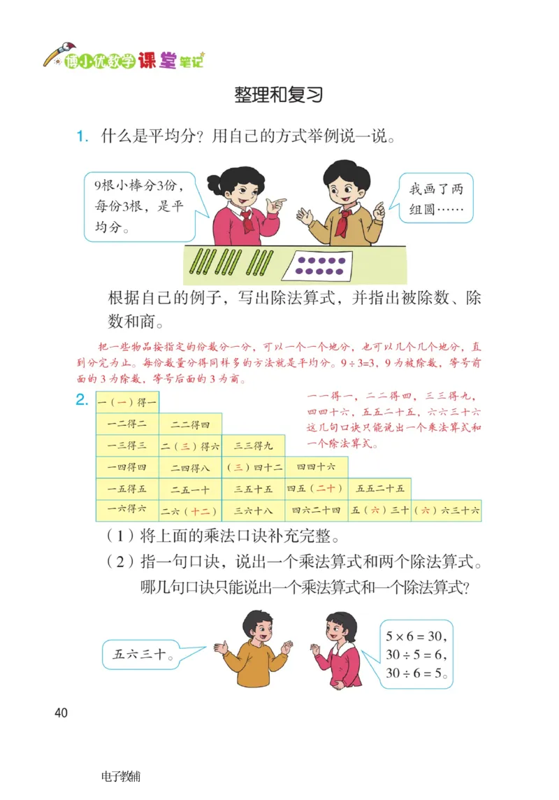 《博小优课堂笔记》数学2年级下册（RJ）_二年级上下册资料_小学二年级学习资料-25年更新版_2-04、小学二年级数学下册_2-4-2、练习题、作业、试题、试卷_人教版_电子册类