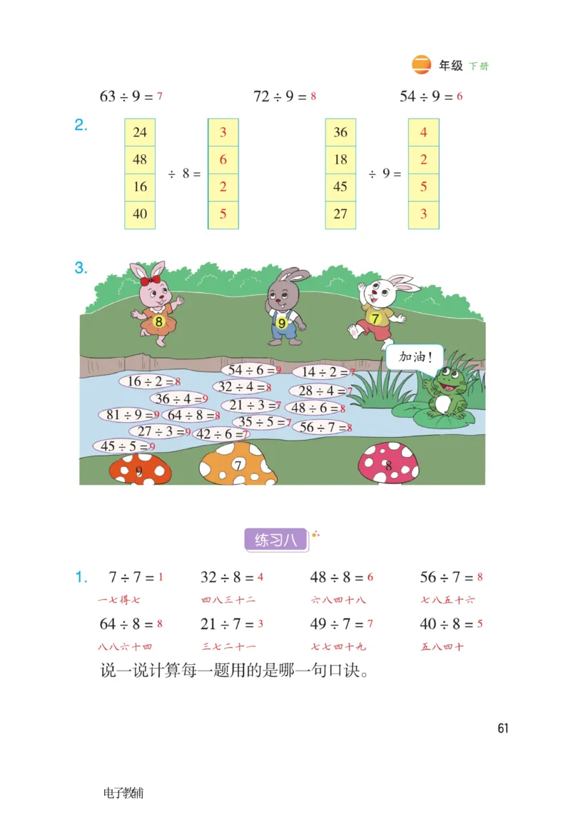 《博小优课堂笔记》数学2年级下册（RJ）_二年级上下册资料_小学二年级学习资料-25年更新版_2-04、小学二年级数学下册_2-4-2、练习题、作业、试题、试卷_人教版_电子册类