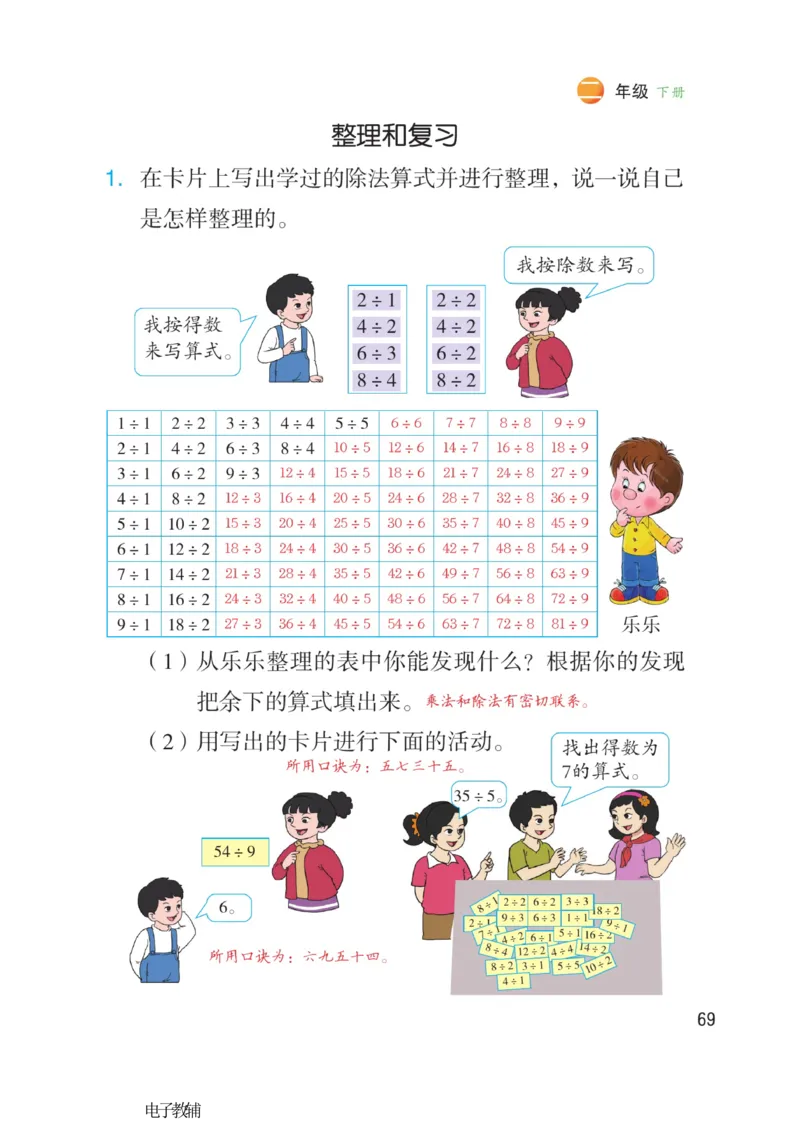 《博小优课堂笔记》数学2年级下册（RJ）_二年级上下册资料_小学二年级学习资料-25年更新版_2-04、小学二年级数学下册_2-4-2、练习题、作业、试题、试卷_人教版_电子册类