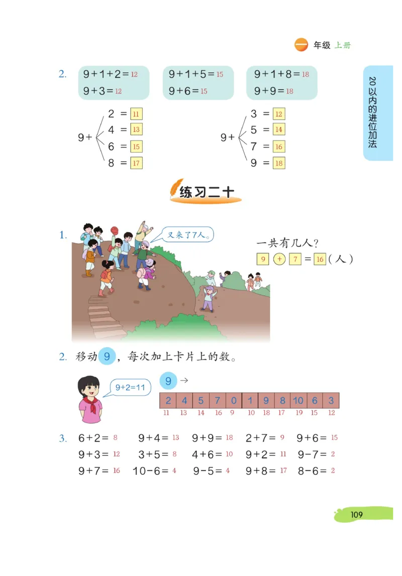 《博小优课堂笔记》数学1年级上册（RJ）_一年级上下册资料_小学一年级学习资料-25年更新版_1-03、小学一年级数学上册_人教版_10、电子书籍