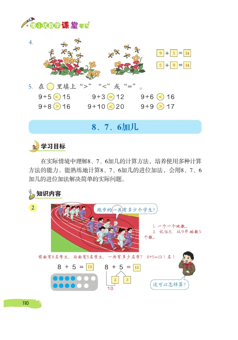《博小优课堂笔记》数学1年级上册（RJ）_一年级上下册资料_小学一年级学习资料-25年更新版_1-03、小学一年级数学上册_人教版_10、电子书籍