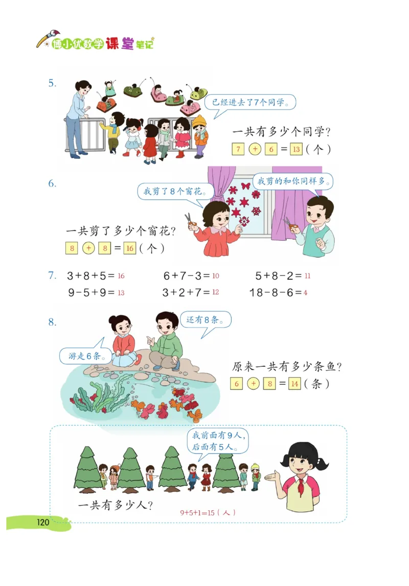 《博小优课堂笔记》数学1年级上册（RJ）_一年级上下册资料_小学一年级学习资料-25年更新版_1-03、小学一年级数学上册_人教版_10、电子书籍
