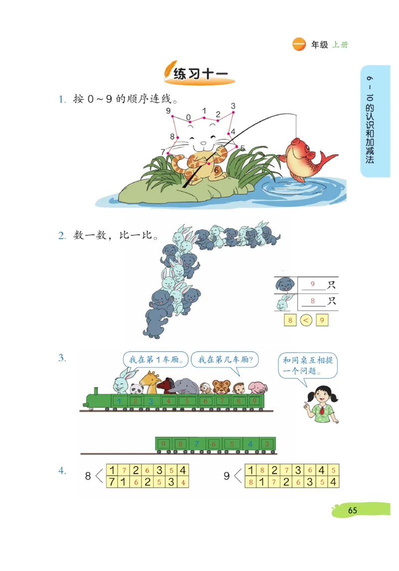 《博小优课堂笔记》数学1年级上册（RJ）_一年级上下册资料_小学一年级学习资料-25年更新版_1-03、小学一年级数学上册_人教版_10、电子书籍