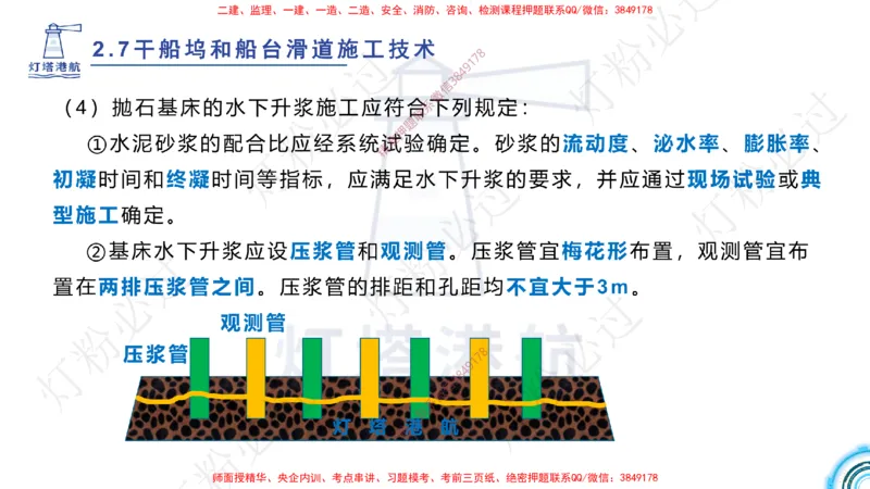 精讲41-2.7船坞施工（1）_扫描版_2026年一级建造师_2026年一建港航_2025年一建港航SVIP_02-基础精讲✿高端面授✿深度强化_05-港航《自营系列课》灯塔SMR_通关精讲班