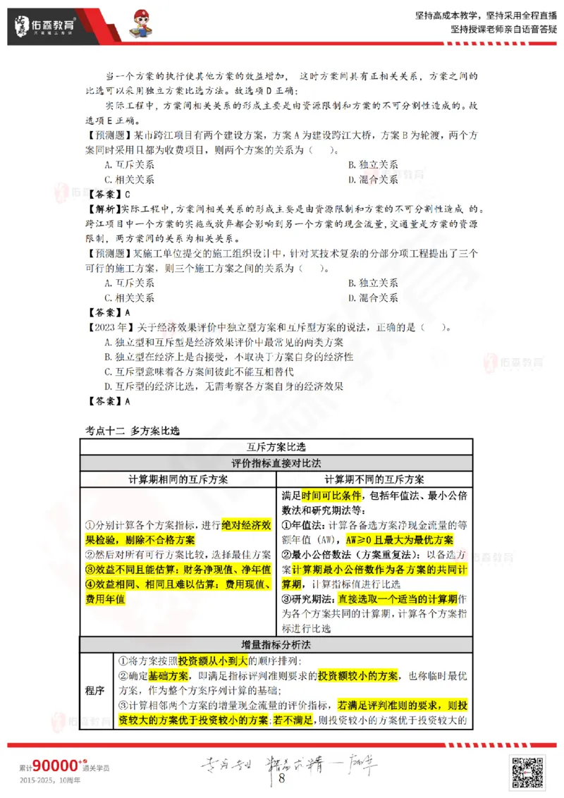 2025.8.25-9.15佑森教育叶虎翼授课一建工程经济《押题冲刺》专用讲义，版权所有，侵权必究_2026年一级建造师_2026年一建经济_2025年一建经济SVIP_02-基础精讲✿高端面授✿深度强化_159
