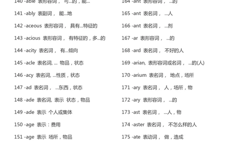 英语31高中英语138个前缀、190个后缀_S054高中英语备考必备学习资料包