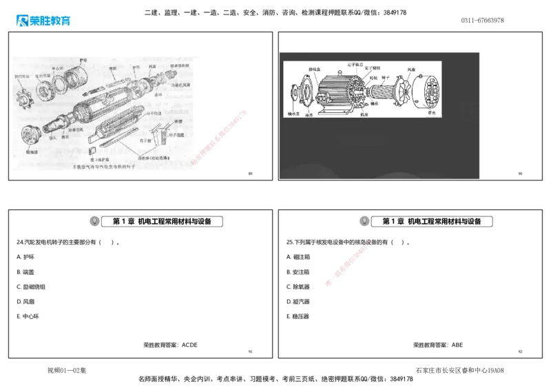 视频01&mdash;02集破题机电篇第01&mdash;25题（可打印版）_2026年一级建造师_2026年一建机电_2025年一建机电SVIP_03-习题精析✿实战特训✿模考通关_16-机电《破题提分班》王峰RS推荐_38