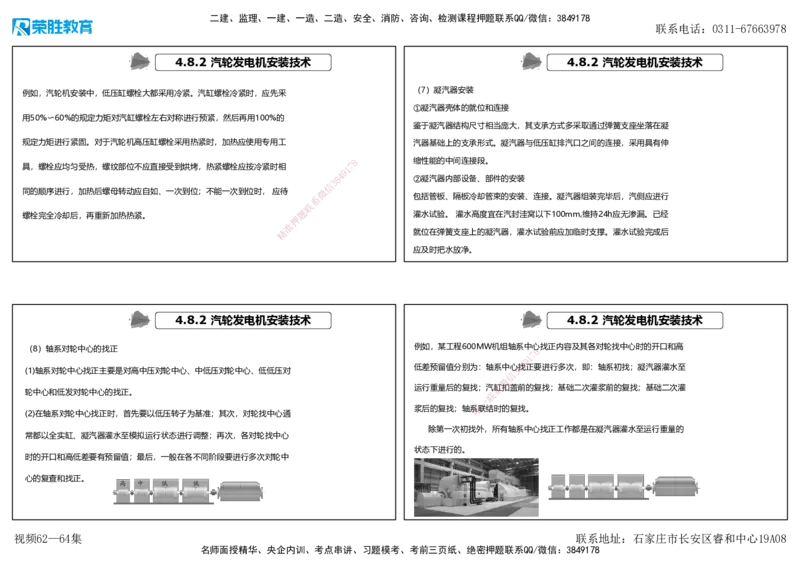 视频62&mdash;64集4.8发电设备安装技术（可打印版）_2026年一级建造师_2026年一建机电_2025年一建机电SVIP_02-基础精讲✿高端面授✿深度强化_12-机电《教材精讲班》王峰RS推荐