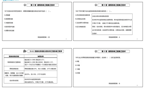 视频21&mdash;22集2025一建机电实务破题第186&mdash;205题（可打印版）_2026年一级建造师_2026年一建机电_2025年一建机电SVIP_03-习题精析✿实战特训✿模考通关_讲义