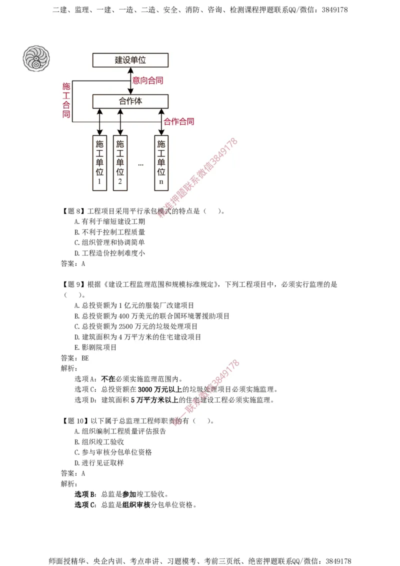 讲义_2026年一级建造师_2026年一建管理_2025年一建管理SVIP_05-考前密训✿央企特训✿机构普押_28-管理《终极密训+361题》龙炎飞推荐