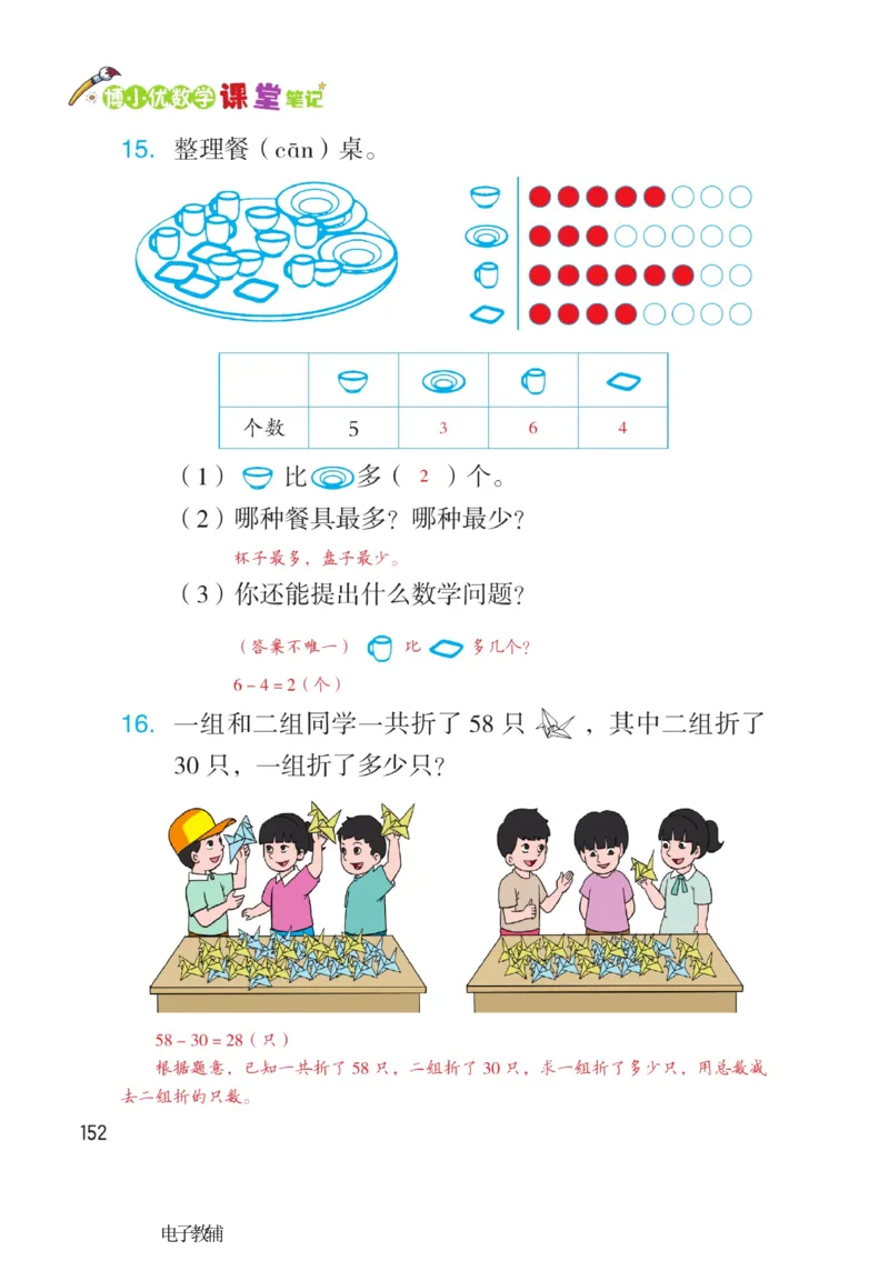 《博小优课堂笔记》数学1年级下册（RJ）_一年级上下册资料_小学一年级学习资料-25年更新版_1-04、小学一年级数学下册_1-4-2、练习题、作业、试题、试卷_人教版_电子册
