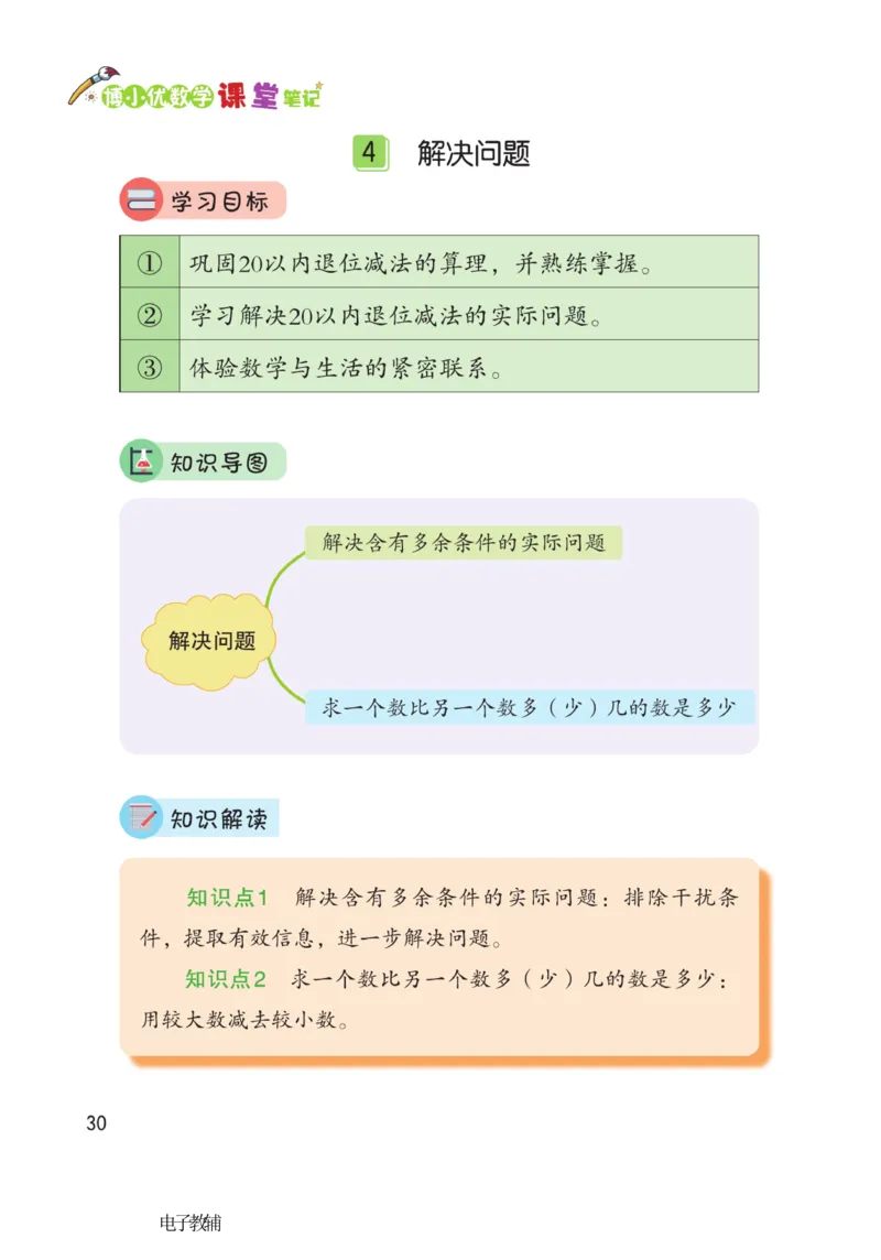 《博小优课堂笔记》数学1年级下册（RJ）_一年级上下册资料_小学一年级学习资料-25年更新版_1-04、小学一年级数学下册_1-4-2、练习题、作业、试题、试卷_人教版_电子册