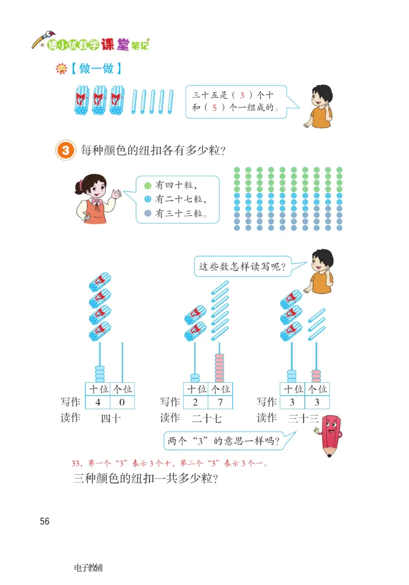 《博小优课堂笔记》数学1年级下册（RJ）_一年级上下册资料_小学一年级学习资料-25年更新版_1-04、小学一年级数学下册_1-4-2、练习题、作业、试题、试卷_人教版_电子册
