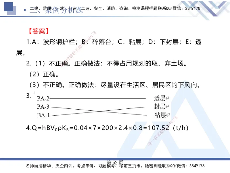考前通关测评&mdash;&mdash;讲义合集_2026年一级建造师_2026年一建公路_2025年一建公路SVIP_04-冲刺串讲✿考点强化✿小灶集训_44-公路《考前通关测评》卢小东HX_讲义