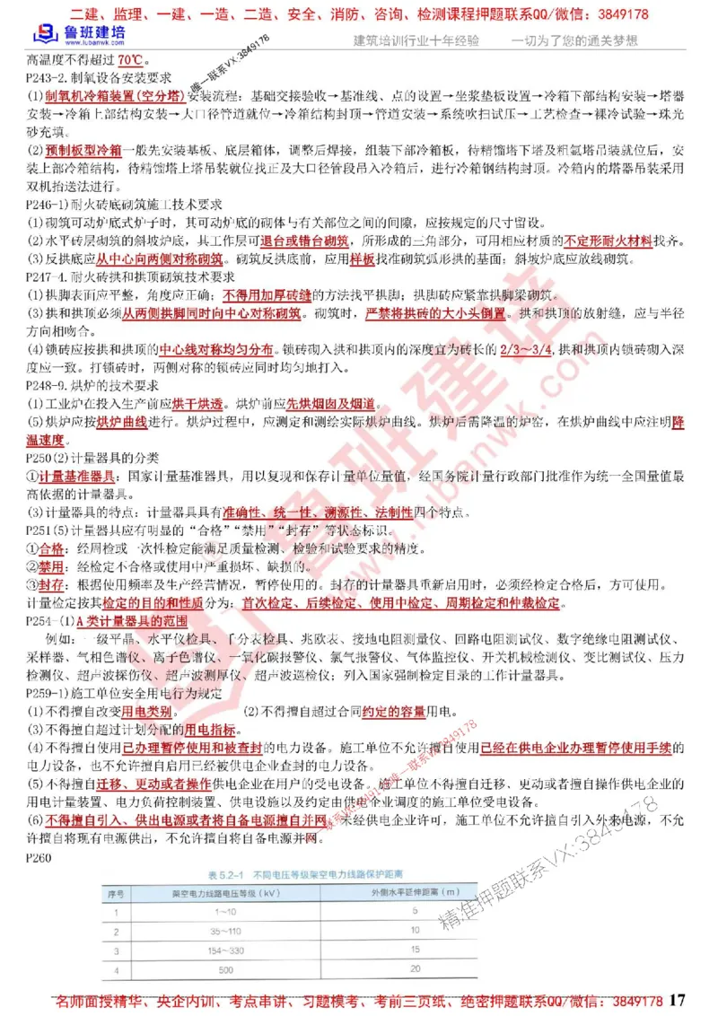 鲁班建培-1建《机电实务》考点通_1_2026年一级建造师_2026年一建机电_2025年一建机电SVIP_05-考前密训✿央企特训✿机构普押_44-机电《考前考点通》LB推荐