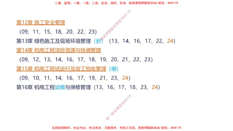 （苏婷）2025一建机电案例突击_2026年一级建造师_2026年一建机电_2025年一建机电SVIP_04-冲刺串讲✿考点强化✿小灶集训_56-机电《考前点睛班》苏婷HQ推荐