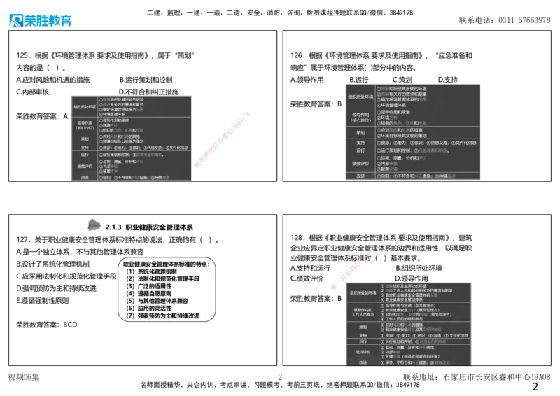 视频06集2025一建项目管理破题第121&mdash;149题（可打印版）_2026年一级建造师_2026年一建管理_2025年一建管理SVIP_03-习题精析✿实战特训✿模考通关_14-管理《破题提升班》大微RS