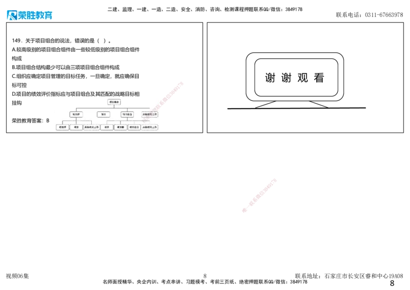 视频06集2025一建项目管理破题第121&mdash;149题（可打印版）_2026年一级建造师_2026年一建管理_2025年一建管理SVIP_03-习题精析✿实战特训✿模考通关_14-管理《破题提升班》大微RS
