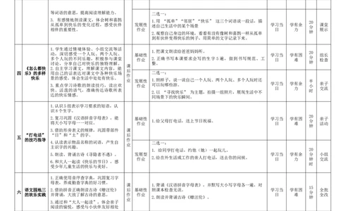 第三单元（作业设计）-（统编版.2024）_一年级语文下册（统编版）_大单元教学课件+教学设计+作业设计+教学计划