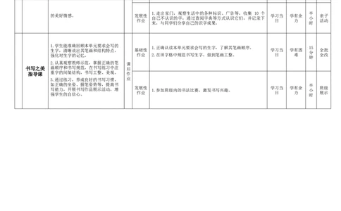 第三单元（作业设计）-（统编版.2024）_一年级语文下册（统编版）_大单元教学课件+教学设计+作业设计+教学计划