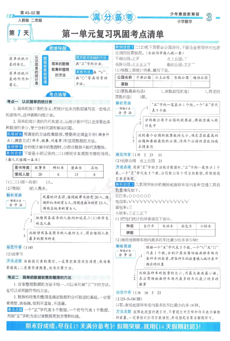 《少年素质教育报》15天满分备考-24春数学2年级下册（RJ）_二年级上下册资料_小学二年级学习资料-25年更新版_2-04、小学二年级数学下册_2-4-2、练习题、作业、试题、试卷_人教版_电子册类
