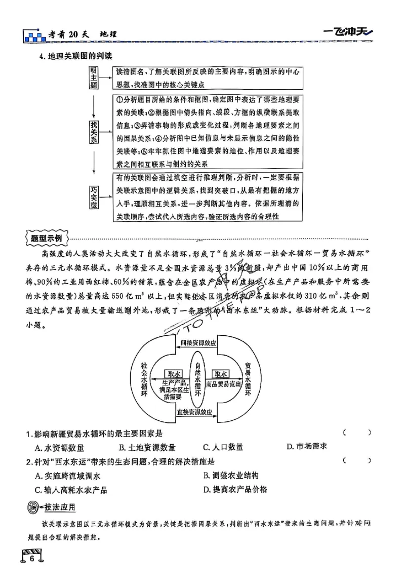 2025《一飞冲天&bull;高考抢分卷》地理考前20天_2025高中教辅（后续还会更新新习题试卷）_《一飞冲天高考抢分卷》2025版