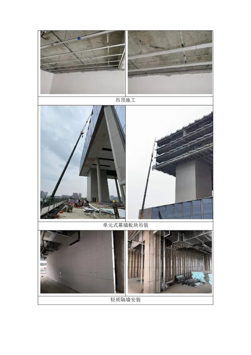 非生产性工业项目（京东集团西南总部大厦）工程主要施工过程照片_2021-2023年优秀施组方案_施工组织设计_施组05-非生产性工业项目（京东集团西南总部大厦）施工组织设计
