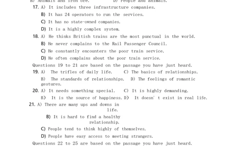 英语四级考试预测押题卷（一）_大学英语四级+六级_四级真题_四级密押试卷_2024年四级预测押题卷