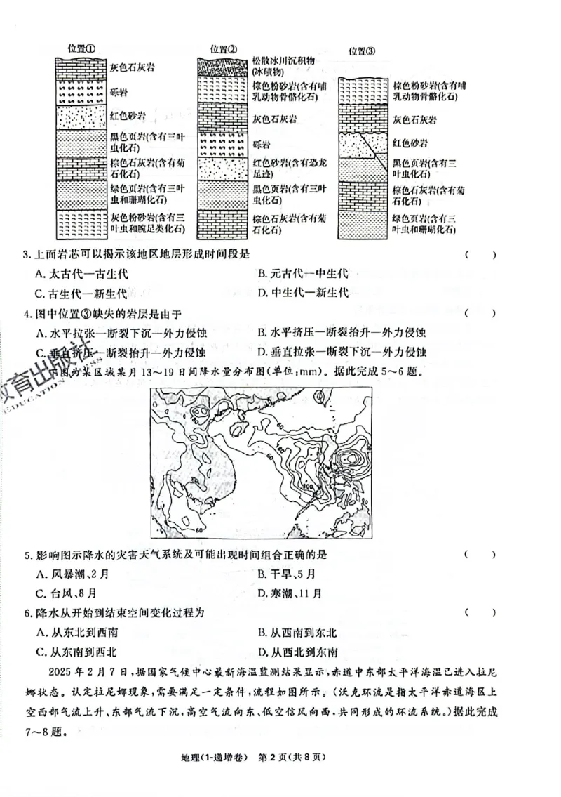 2025《一飞冲天&bull;高考抢分卷》地理_2025高中教辅（后续还会更新新习题试卷）_《一飞冲天高考抢分卷》2025版