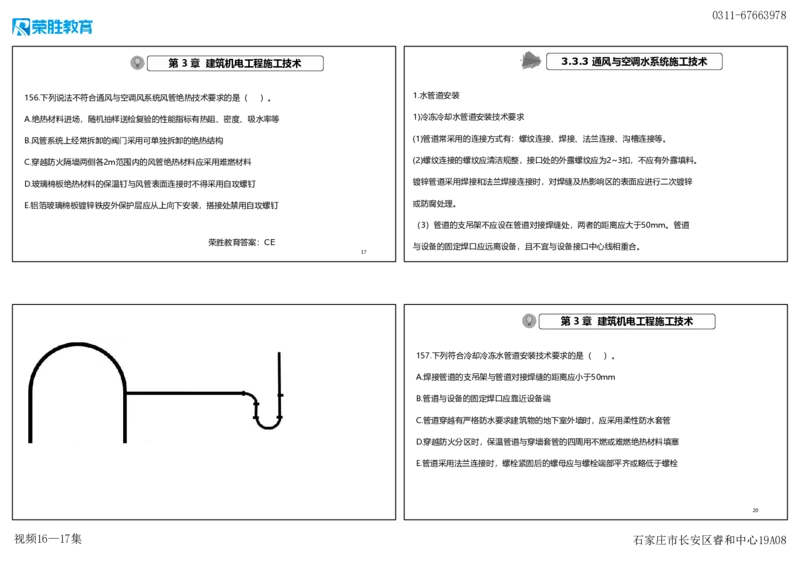 视频16&mdash;17集2025一建机电实务破题第152&mdash;171题（可打印版）_2026年一级建造师_2026年一建机电_2025年一建机电SVIP_03-习题精析✿实战特训✿模考通关_讲义