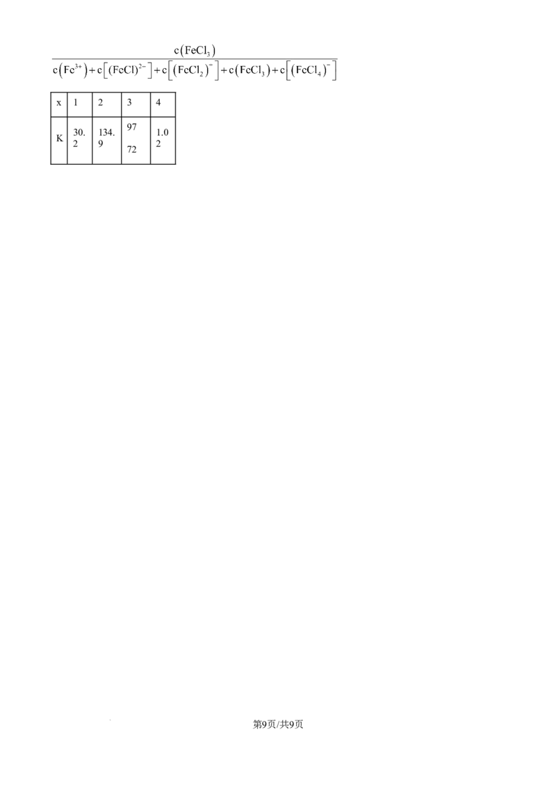 2025年高考化学试卷（上海卷_回忆版）（空白卷）_历年高考真题合集_化学历年高考真题_新&middot;Word版2008-2025&middot;高考化学真题_化学（按年份分类）2008-2025_2025&middot;高考化学真题
