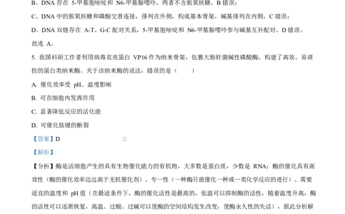 2024年高考生物试卷（广西）（解析卷）_生物历年高考真题_新&middot;Word版2008-2025&middot;高考生物真题_生物（按年份分类）2008-2025_2024&middot;高考生物真题