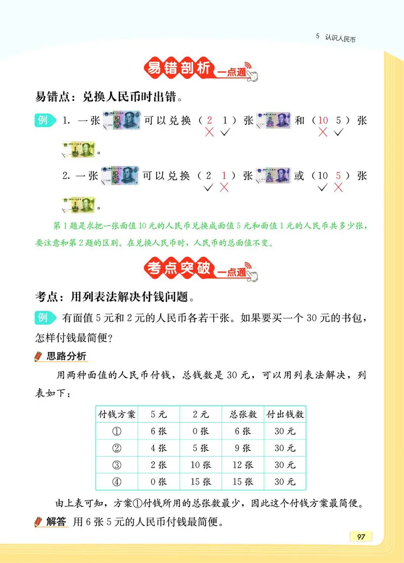 《教材一点通》数学1年级下册（RJ）_一年级上下册资料_小学一年级学习资料-25年更新版_1-04、小学一年级数学下册_1-4-2、练习题、作业、试题、试卷_人教版_电子册