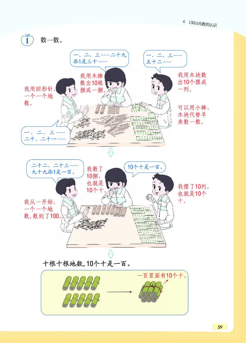 《教材一点通》数学1年级下册（RJ）_一年级上下册资料_小学一年级学习资料-25年更新版_1-04、小学一年级数学下册_1-4-2、练习题、作业、试题、试卷_人教版_电子册