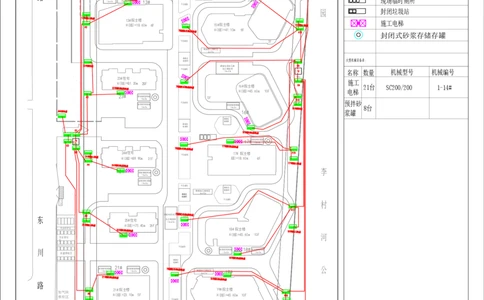 附图4.3-1临时用电平面布置图_2021-2023年优秀施组方案_施工组织设计_施组02-青岛国际院士港二期项目一标段施工组织设计_1、施工组织设计正文_附图cad版
