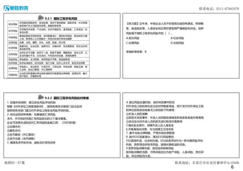 视频55&mdash;57集第9章国际工程承包管理（可打印版）_2026年一级建造师_2026年一建管理_2025年一建管理SVIP_02-基础精讲✿高端面授✿深度强化_13-管理《教材精讲班》大微RS_讲义