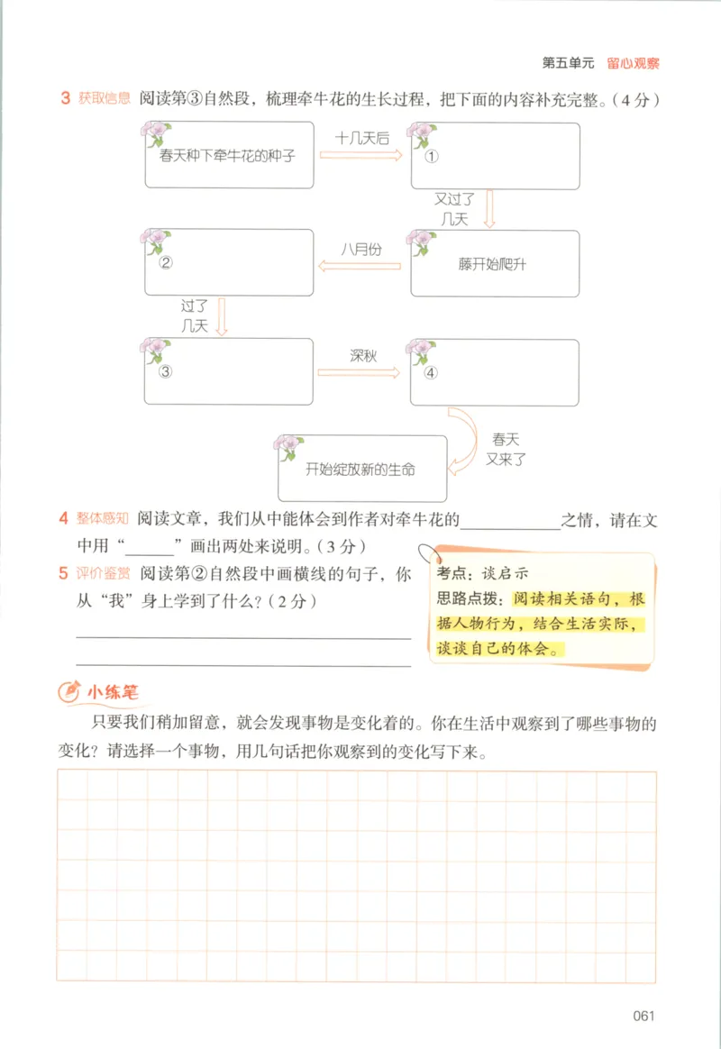 25秋《一本阅读题》3上语文_25秋《一本阅读题》语文