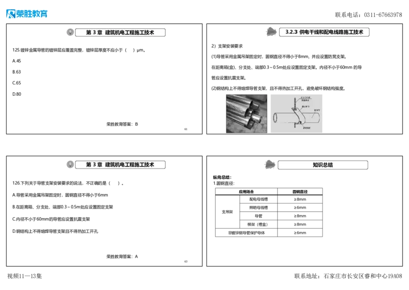 视频11&mdash;13集2025一建机电实务破题第116&mdash;139题（可打印版）_2026年一级建造师_2026年一建机电_2025年一建机电SVIP_03-习题精析✿实战特训✿模考通关_讲义